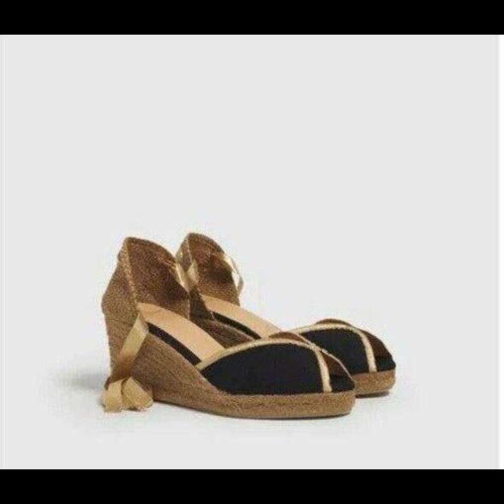 Castaner Bendra T Black Espadrille Sandals EU 36/US 6